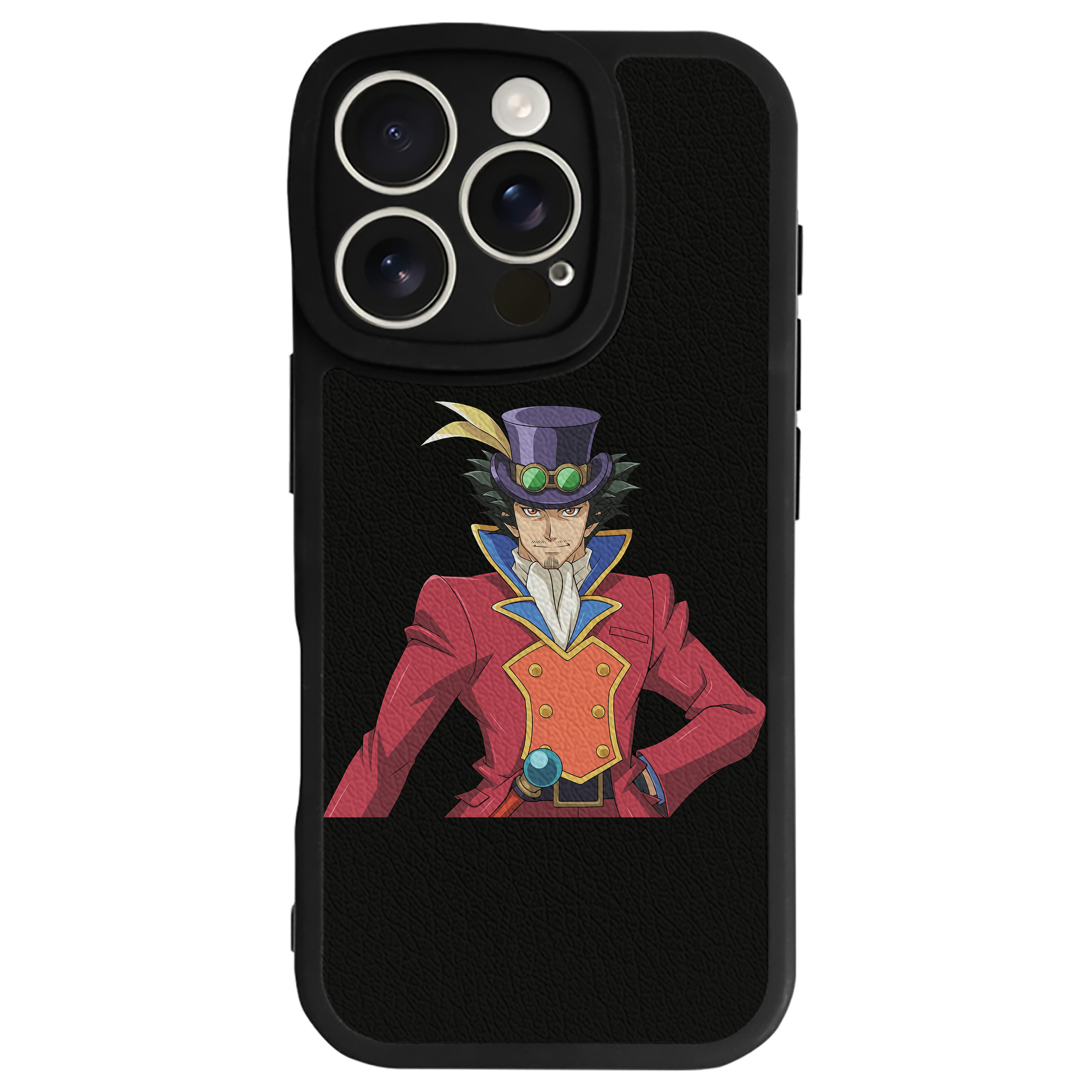 （画像用） 遊☆戯☆王 Yu-Gi-Oh! 【iPhone 16シリーズ対応】シリコンスマホケース（レザー調） 材質：シリコン